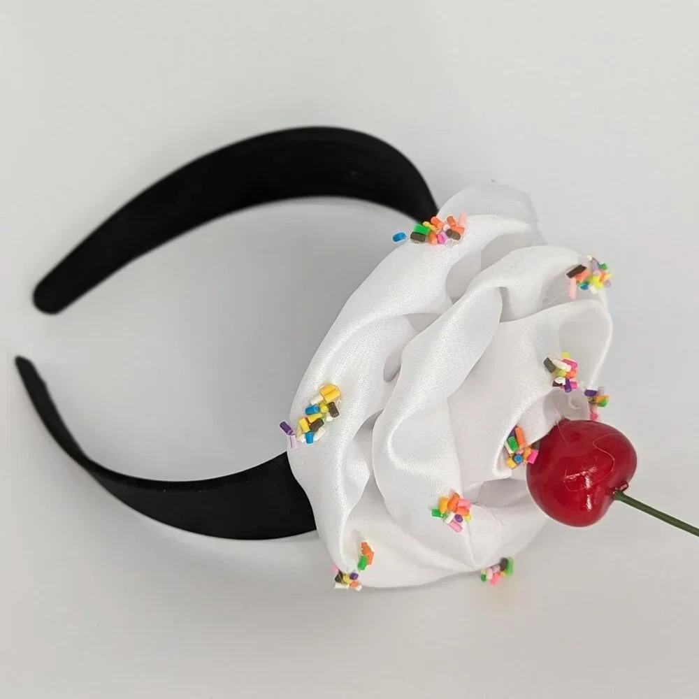 Cherry headband adult child costume accessory Halloween cupcake ice cream food